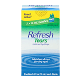 REFRESH TEARS EYE DROPS 2 X 0.5 OZ