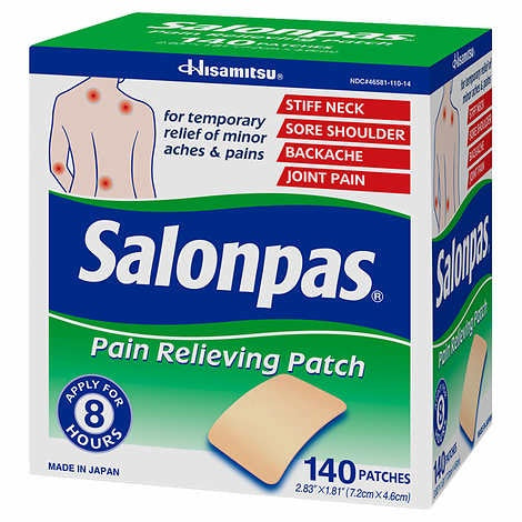 Salonpas Pain Relieving Patch (140 Patches)