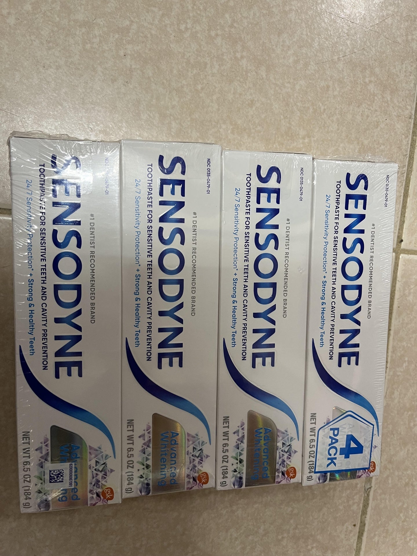 SENSODYNE Advanced Whitening Toothpaste (4PACK装)