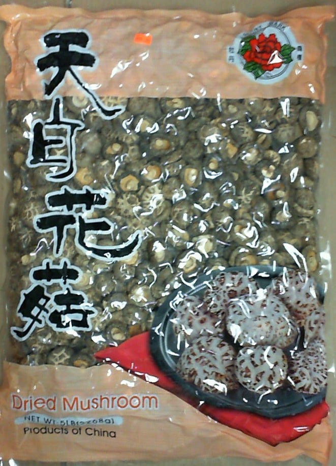 Peony Mark DRIED MUSHROOM (3-4cm) 5 LB