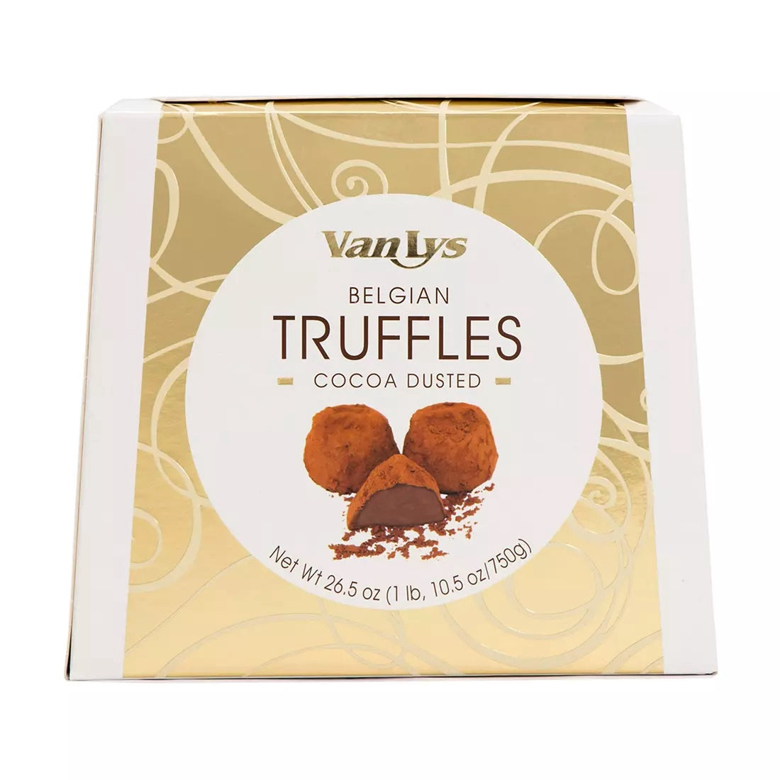 Van Lys Brand Belgian Cocoa Dusted Truffles, 26.5 oz.