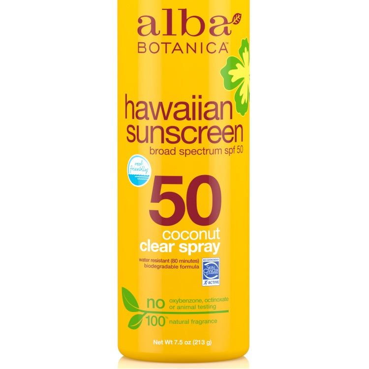 ALBA BOTANICA HAWAIIAN SUNSCREEN COCONUT SPF50 7.5 OZ