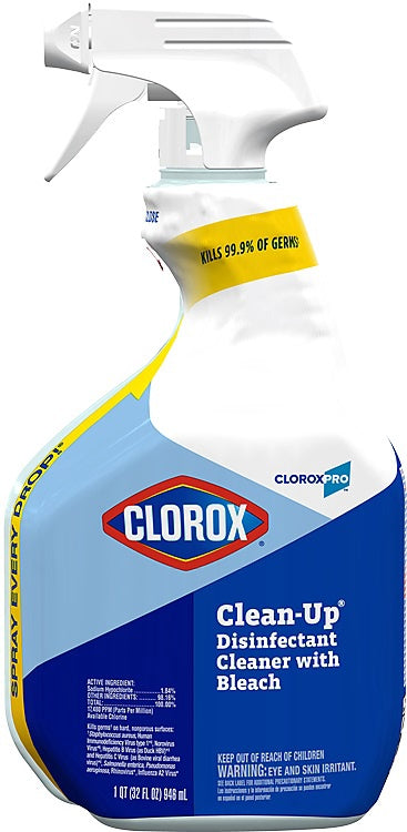 CLOROX CLEAN-UP Disinfectant Cleaner with Bleach (1 Q / 32 oz/ 946 mL)