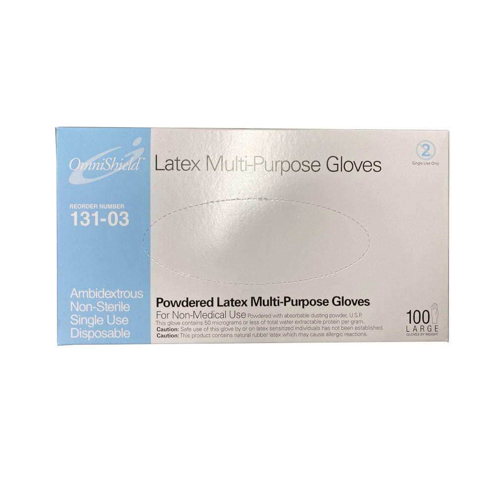 omni LATEX Gloves (L) 100/box