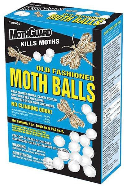 Moth Guard Brand MOTH BALLS, OLD FASHIONED 5 oz (15.6 cu ft)