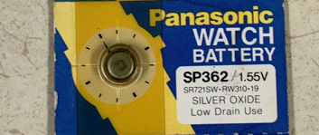 Watch Battery SP362