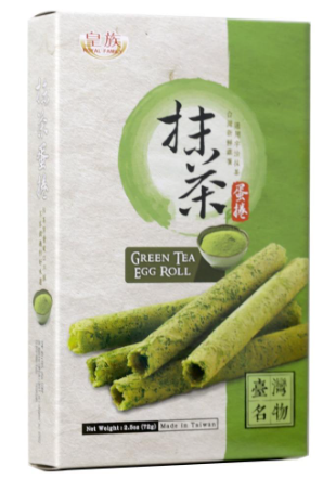 皇族ROYAL FAMILY GREEN TEA EGG ROLL 2.5oz