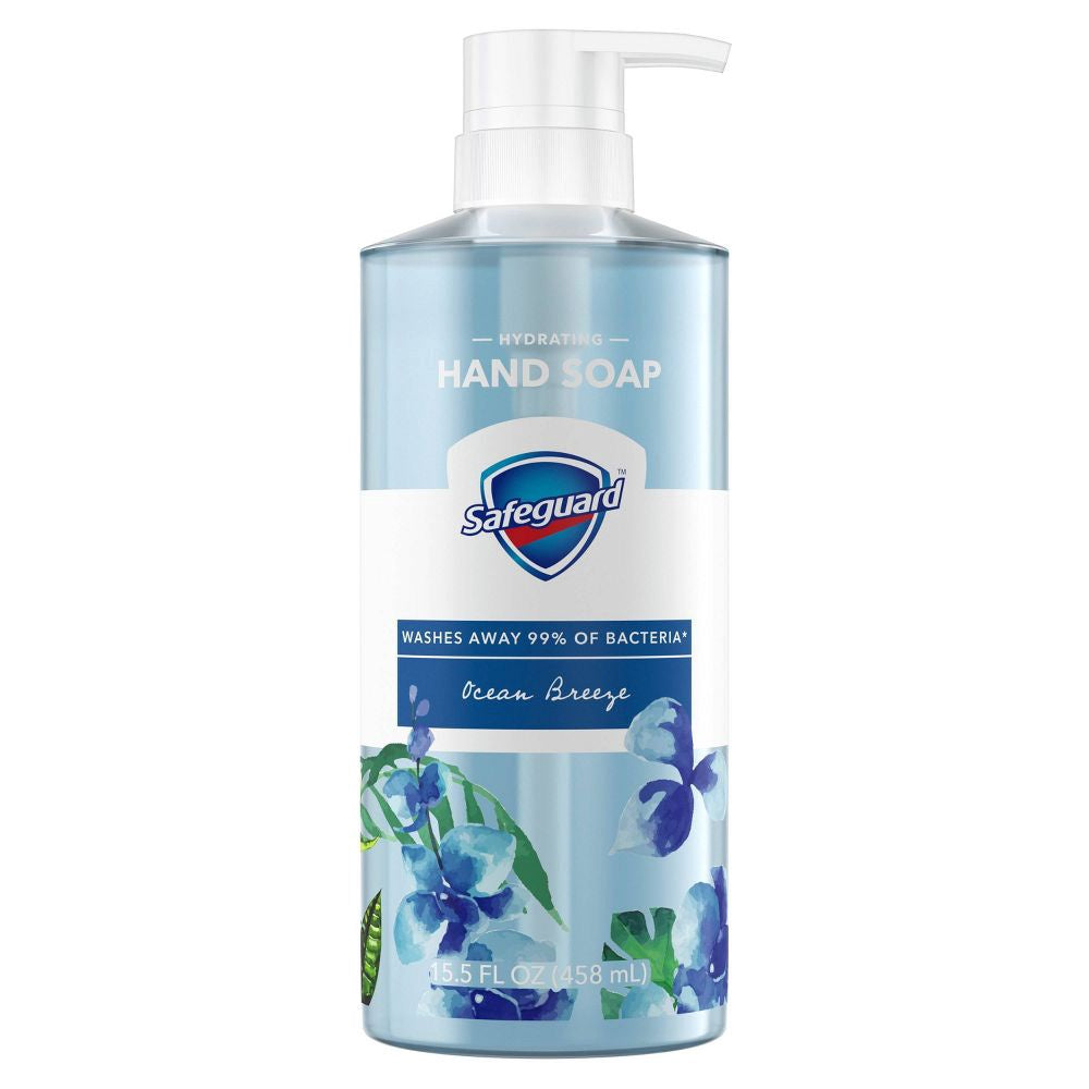 SAFEGUARD HAND WASH OCEAN BREEZE 15.5FL