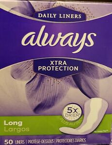Always Anti-Bunch Xtra Protection, Long, 50 Liners