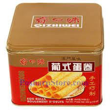 奇之味 葡式蛋卷 Qi Zhi Wei - Egg Rolls Roulement D'Oeufs 454g