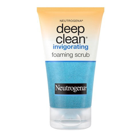 Neutrogena Deep Clean Invigorating Foaming Face Scrub - Fresh - 4.2 Fl Oz