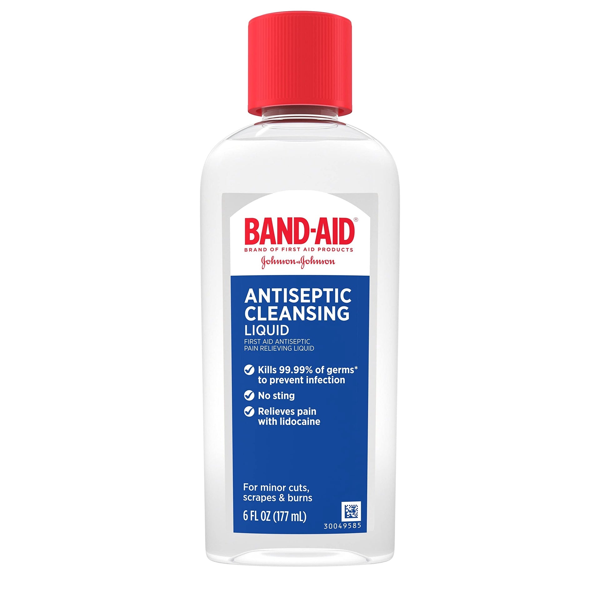 BAND-AID ANTISEPTIC CLEANSING LIQUID 6 OZ