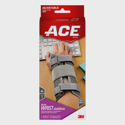 ACE Brand Deluxe Wrist Stabilizer, Adjustable Right