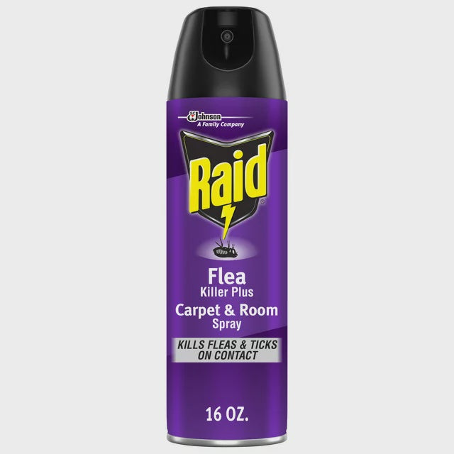 Raid Flea Killer Plus Carpet & Room Spray 16 oz