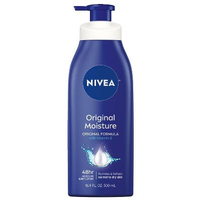 Nivea Original Moisture Body Lotion with Vitamin E Scented - 16.9 fl oz