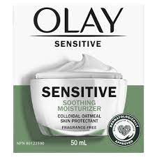Olay Sensitive Face Moisturizer Cream With Colloidal Oatmeal - Fragrance Free - 1.7oz