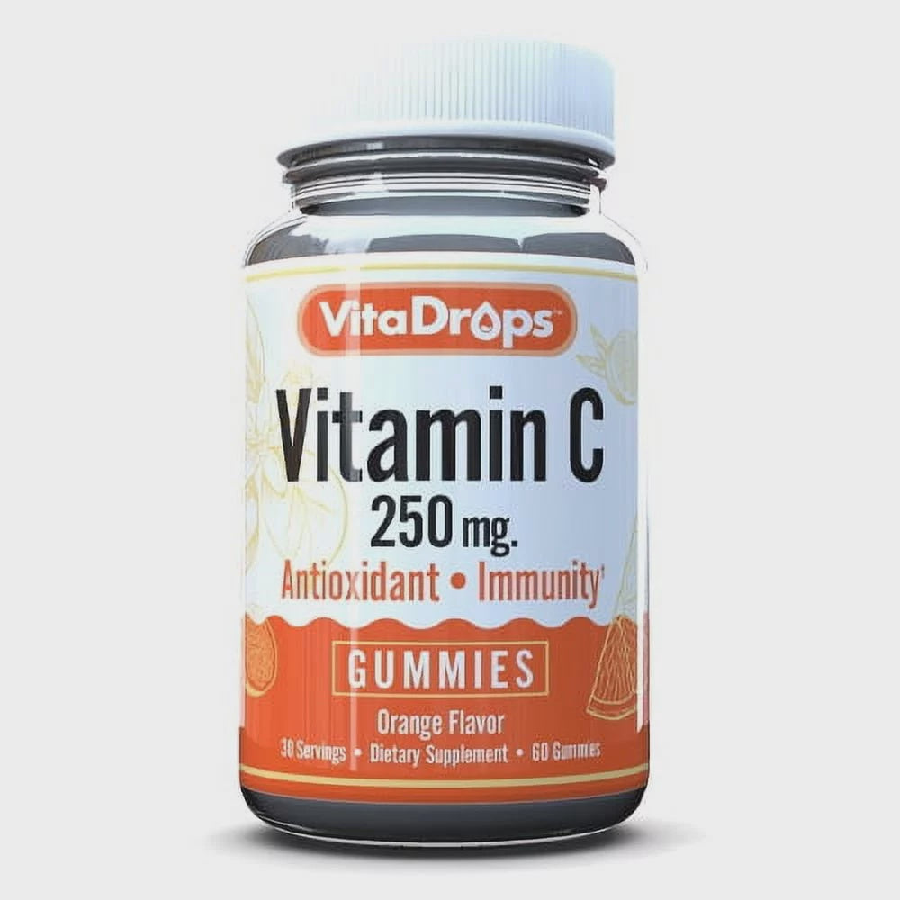Windmill Health Products Vitadrops Vitamin C Gummy - Natural Orange, 60 Ea