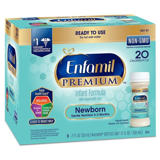 ENFAMIL NEWBORN PREMIUM 6 x 2OZ RTF