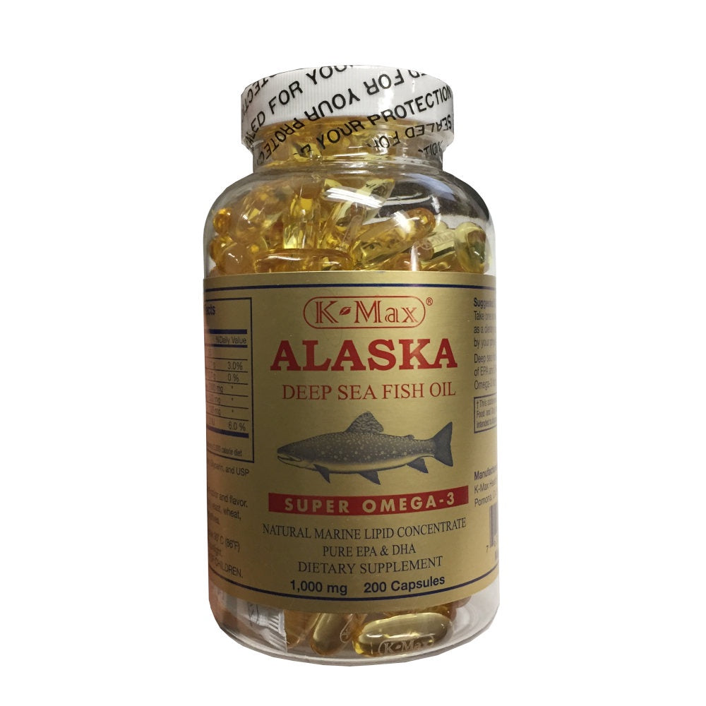 K-MAX ALASKA FISH OIL 1000MG 200CAPS