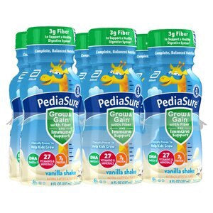 PEDIASURE W/ FIBER SHAKE (6 x 8OZ)