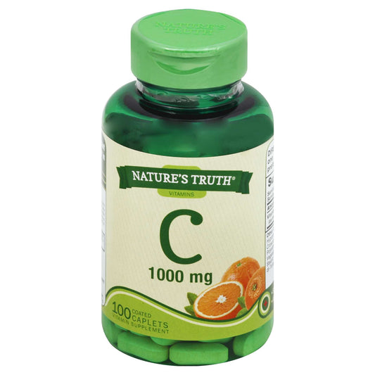 Nature's Truth, Vitamin C Plus Wild Rose Hips, 1,000 mg, 100 Caplets