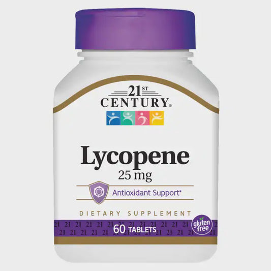 21ST CENTURY LYCOPENE 25MG TABLETS 60 CT