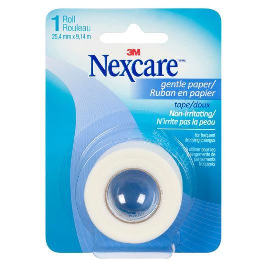 Nexcare Gentle Paper First Aid Tape Boxed 1inx 10yd