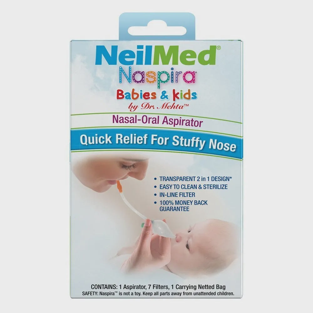 Neilmed Naspira Oral Suction Nasal Aspirator For Babies and Kids - 1 ea,