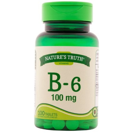 NATURE'S TRUTH VITAMIN B-6 100MG TABLETS 100 CT