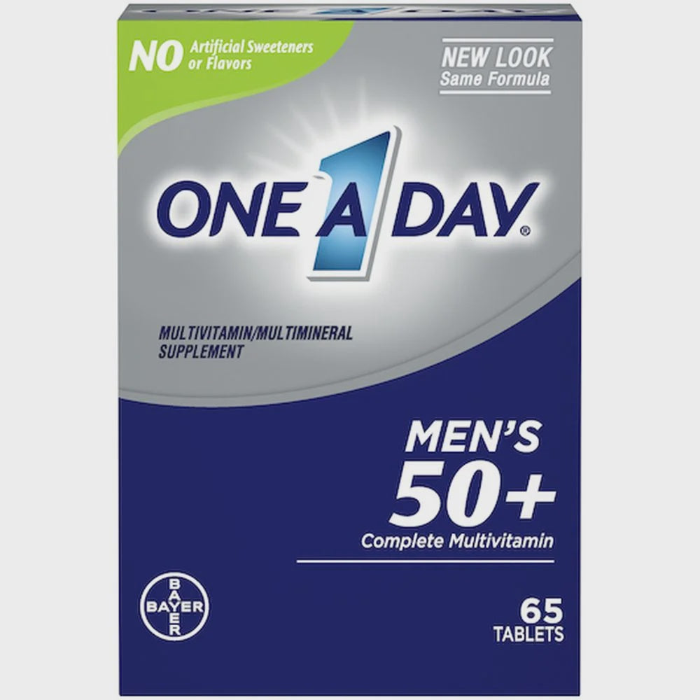 One-A-Day Mens 50 Plus Multivitamin Tablet, 65 count