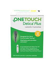 ONETOUCH Deliva Plus Lancets - FINE 30 GAUGE 100 pcs
