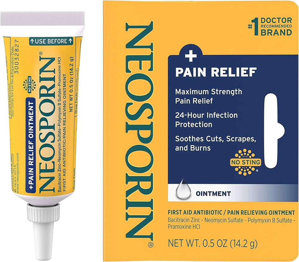 NEOSPORIN MAX STR PLUS + Pain Relief Ointment 0.50 oz