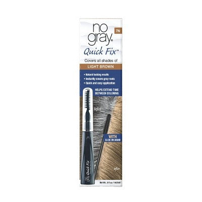 No Gray Quick Fix Color Touch-up Systems - Light Brown - 0.5 fl oz