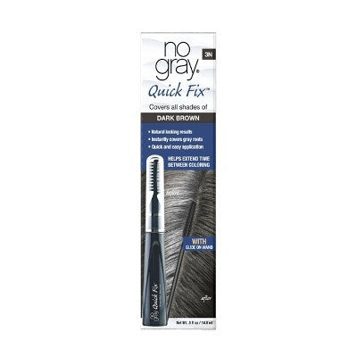 No Gray Quick Fix Color Touch-up Systems - Brown/Black - 0.5 fl oz