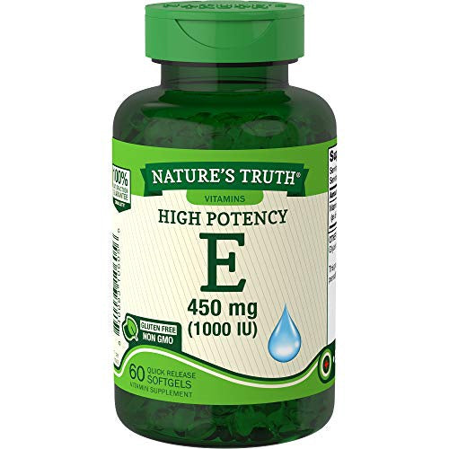 Natures Truth Vitamin E 450mg-1,000IU 60 Softgels
