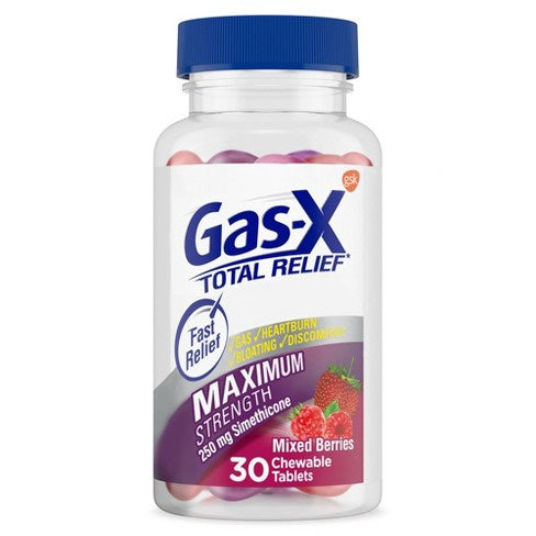 Gas-x Total Relief Chewable Tablets - 30ct