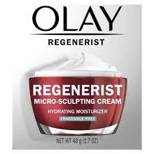 Olay Regenerist Micro-Sculpting Face Cream Moisturizer Fragrance-Free, 1.7oz