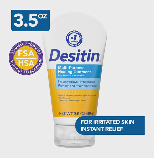 Desitin Multipurpose Baby Ointment for Diaper Rash Relief, 3.5 oz