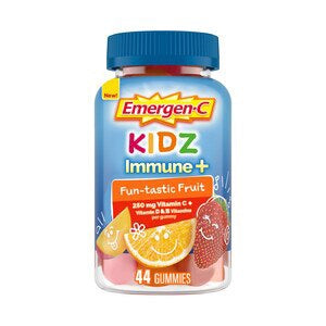 Emergen-C Immune +, Gummies, Fun-Tastic Fruit, Kidz - 44 piece