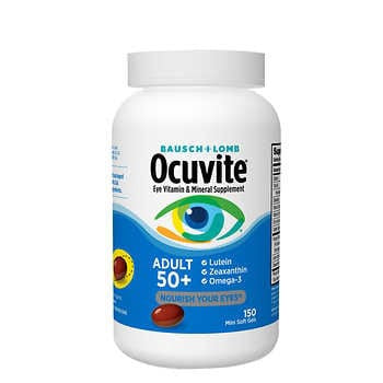 Ocuvite Adult 50+, 150 Soft Gels