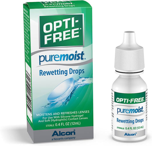 OPTI-FREE PUREMOIST REWETTING DROPS 0.4OZ