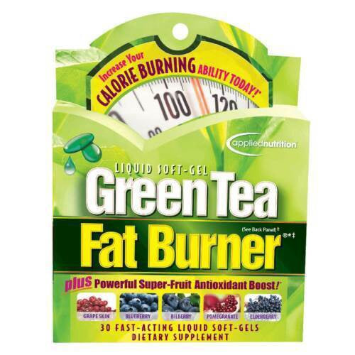 Applied Nutrition Weight Loss Supplements Maximum Strength Green Tea Triple Fat Softgel 30ct