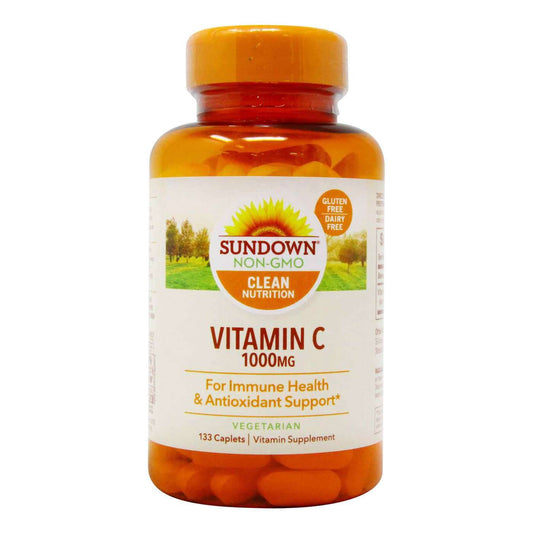 Sundown Naturals Vitamin C, 1,000 mg - 133 Caplets