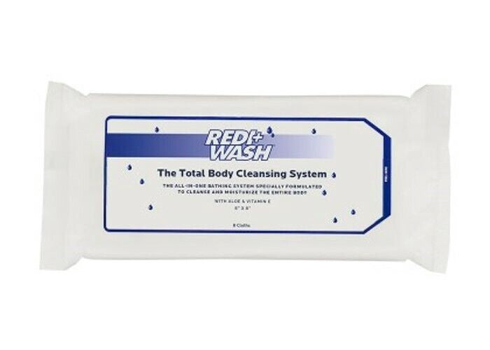 REDI+WASH THE TOTAL BODY CLEANSING SYSTEM CLOTHS 8CT
