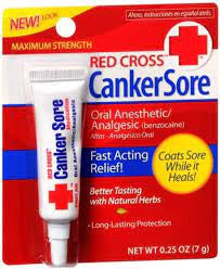 RED CROSS INSTANT PAIN RELIEF CANKER SORE 0.25OZ