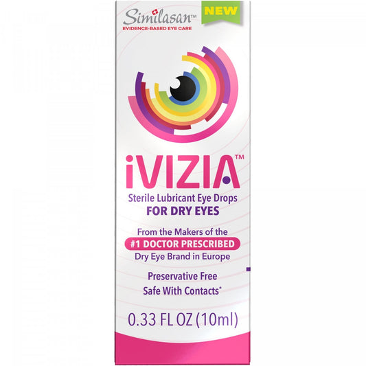 Similasan Ivizia Eye Drops, Lubricant, Sterile - 0.33 fl oz