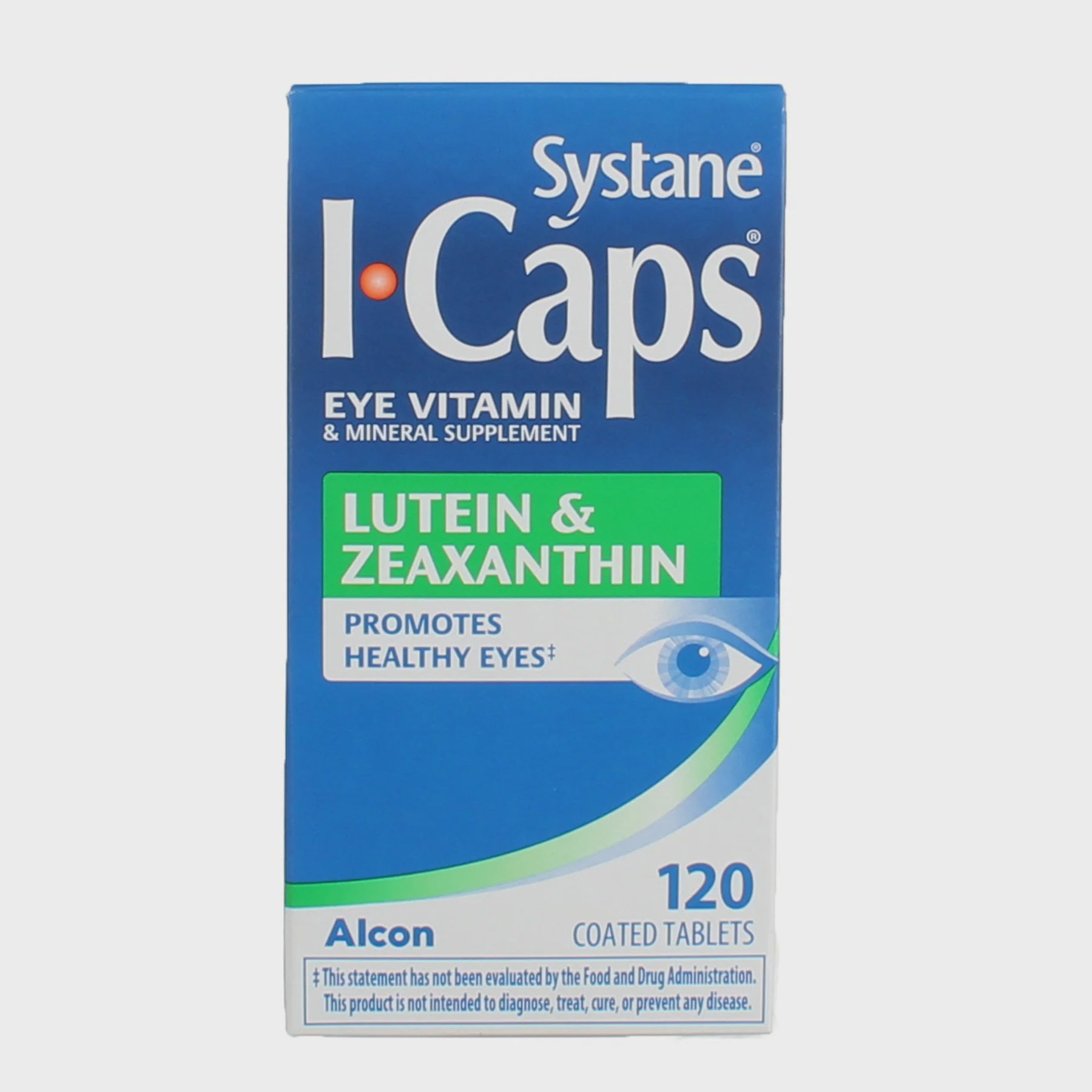 Systane I-Caps Lutein & Zeaxanthin, Coated Tablets - 120 tablets