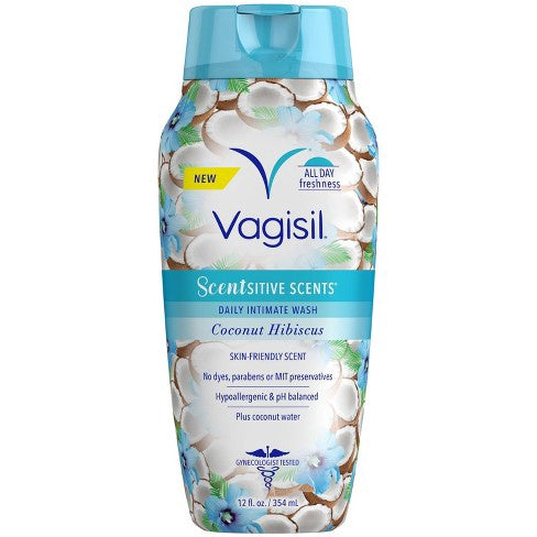 Vagisil Daily Intimate Wash, Coconut Hibiscus - 12 fl oz