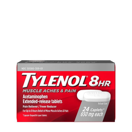 TYLENOL CAPLETS 8 HR 650MG 24CAPS ER