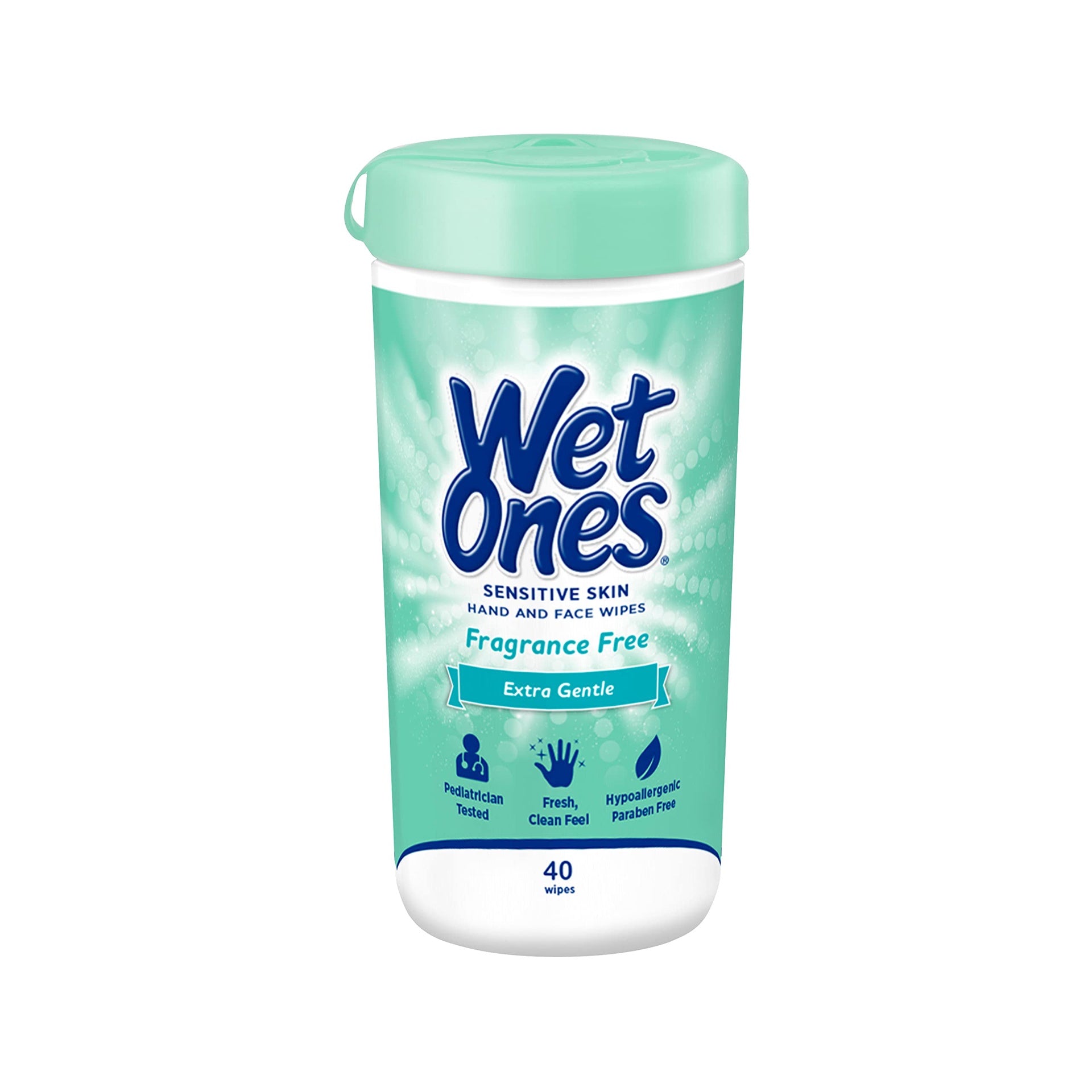 Wet Ones Personal Cleansing Wipes Sensitive Skin 40 Ct
